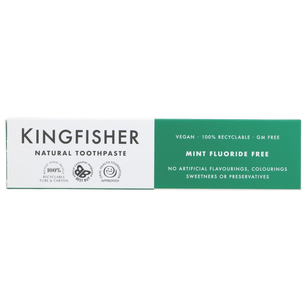 Kingfisher Fluoride Free Mint Toothpaste - 100ml